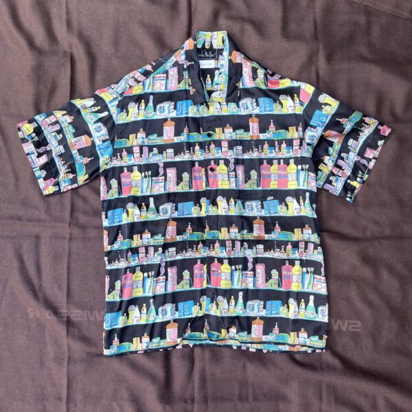 Men’s Pop Art Silk Shirt vintage