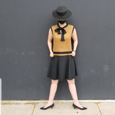 Vintage Iconic Mary Quant 2 piece outfit from her Bazaar label collection